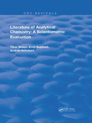 cover image of Literature of Analytical Chemistry